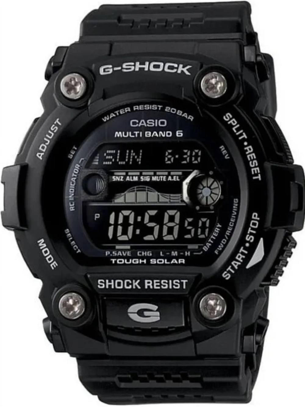 ⌚️⏱️Casio G-Shock GW-7900B-1 Black Solar Atomic Watch GUC tactical ⌚️⏱️
